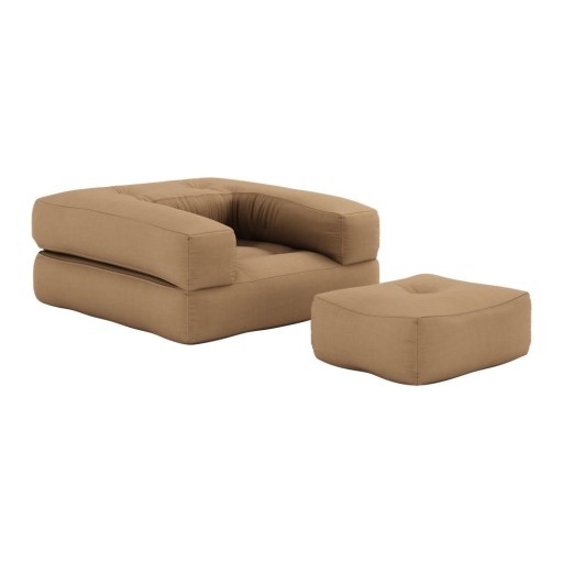 Fotoliu variabil Karup Design Cube Mocca, maro
