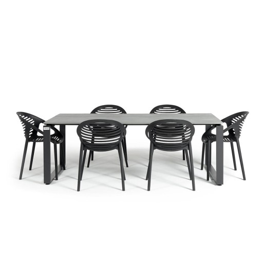 Set mobilier de grădină cu 6 scaune Le Bonom Joanna Strong