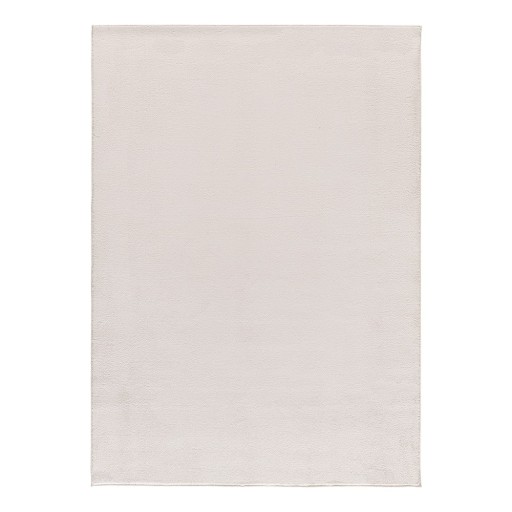 Covor crem din microfibră 160x220 cm Coraline Liso – Universal