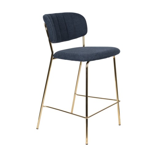 Scaune de bar albastre 2 buc. 89 cm Jolien – White Label
