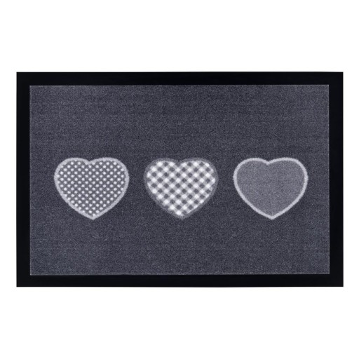 Covoraș intrare Hanse Home Hearts, 40x60 cm, gri