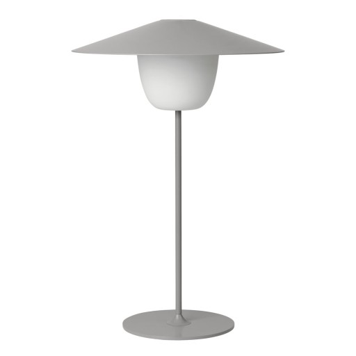 Veioză medie LED Blomus Ani Lamp, gri deschis