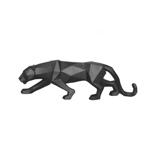 Statuetă PT LIVING Origami Panther, negru mat