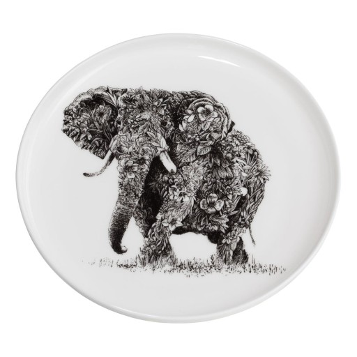 Farfurie din porțelan Maxwell & Williams Marini Ferlazzo Elephant, ø 20 cm, alb