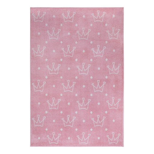 Covor pentru copii roz 120x170 cm Crowns – Hanse Home