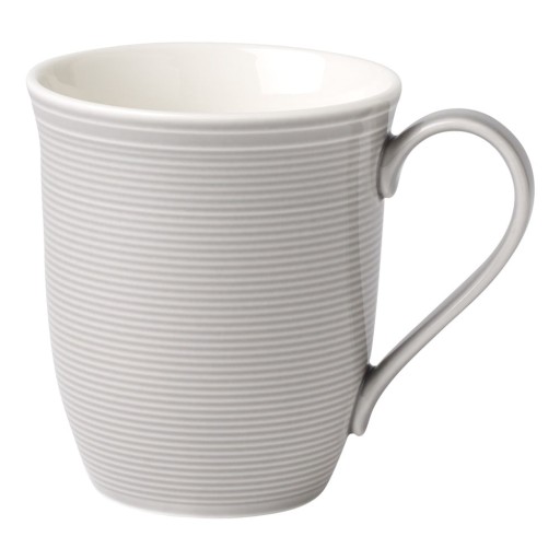 Cană din porțelan Villeroy & Boch Like Color Loop, 0,35 l, alb - gri