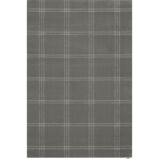 Covor gri antracit din lână 200x300 cm Calisia M Grid Prime – Agnella