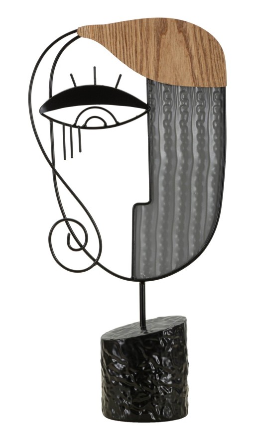 Decoratiune Picassy Sculpture - B, Mauro Ferretti, 24x8.5x49 cm, fier/MDF, multicolor