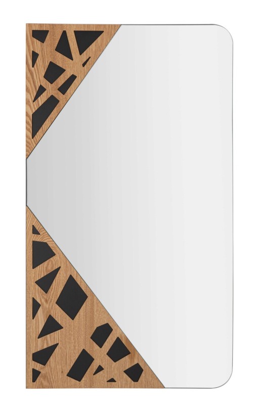 Oglinda decorativa Angle, Mauro Ferretti, 50x90 cm, MDF/sticla, multicolor