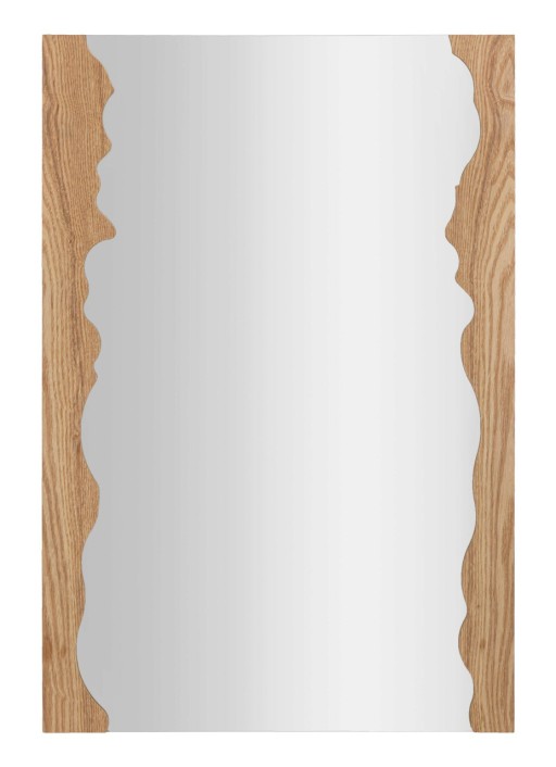 Oglinda decorativa Shape, Mauro Ferretti, 60x90 cm, MDF/sticla, natural