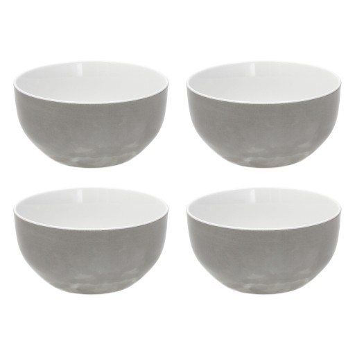 Set 4 boluri Sfera, Andrea Fontebasso, 14 cm, portelan, bej