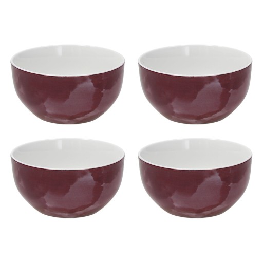 Set 4 boluri Sfera, Andrea Fontebasso, 14 cm, portelan, mov