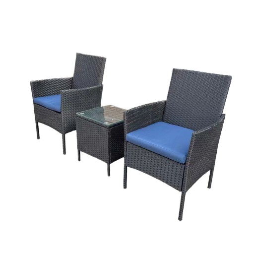 Set mobilier pentru exterior, 3 piese Prato, Heinner, gri