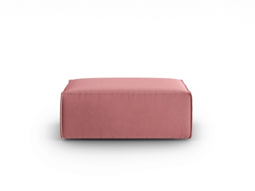 Taburet, Mackay, Cosmopolitan Design, 100x69x40 cm, catifea, roz somon