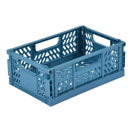 Cutie de depozitare albastră din plastic 21x14.5x8 cm – Homéa