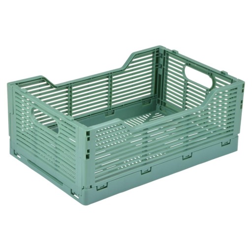 Cutie de depozitare verde-deschis din plastic 40x30x17 cm – Homéa