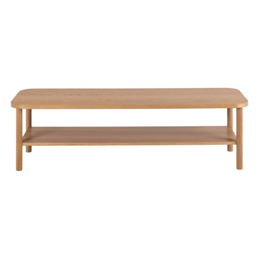 Măsuță de cafea în culoare naturală cu aspect de lemn de stejar 50x150 cm Banbury – Actona
