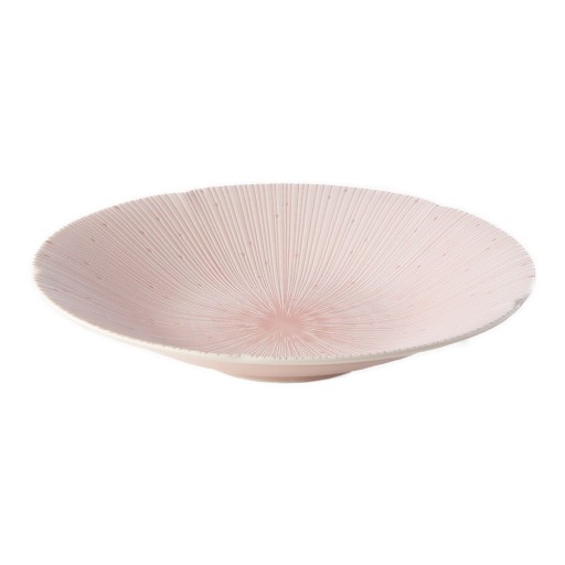 Farfurie pentru paste din ceramică roz ø 24,5 cm ICE PINK - MIJ