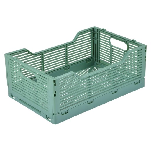 Cutie de depozitare verde-deschis din plastic 30x20x11.5 cm – Homéa