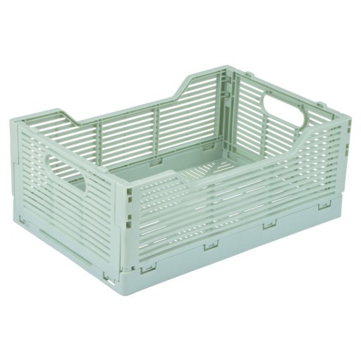 Cutie de depozitare verde-mentă din plastic 40x30x17 cm – Homéa
