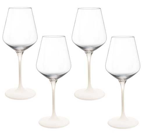 Set 4 pahare vin alb Villeroy & Boch Manufacture Rock Blanc 380 ml