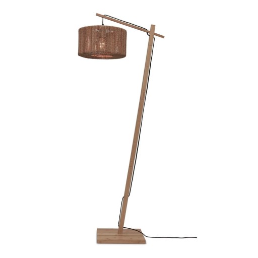 Lampadar în culoare naturală cu abajur din iută (înălțime 150 cm) Iguazu – Good&Mojo