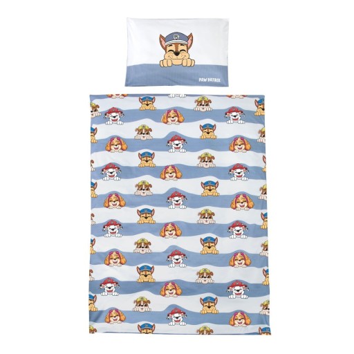 Lenjerie de pat pentru copii din bumbac pentru pătuț 100x135 cm Paw Patrol – Roba