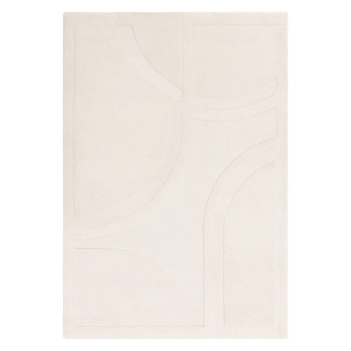 Covor alb din lână 200x290 cm Olsen – Asiatic Carpets