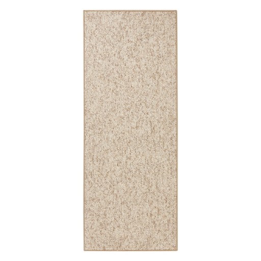Covor tip traversă maro deschis 80x300 cm Wolly – BT Carpet