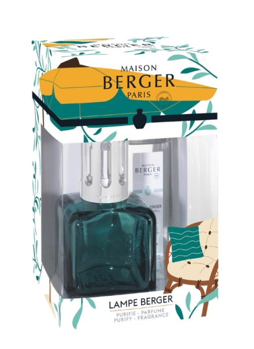 Set Maison Berger lampa catalitica Summer Glacon Verte cu parfum Eau des Menthes
