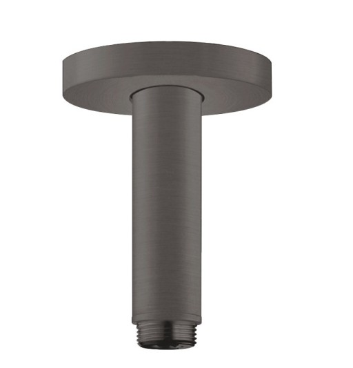 Brat de dus Hansgrohe S cu montare pe tavan 10cm negru periat