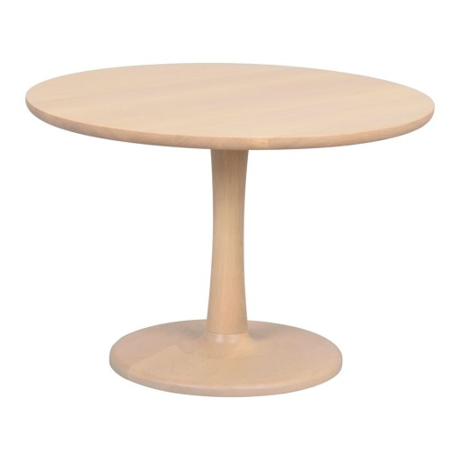 Măsuță de cafea natural rotundă cu aspect de lemn de stejar 60x60 cm Hobart – Rowico