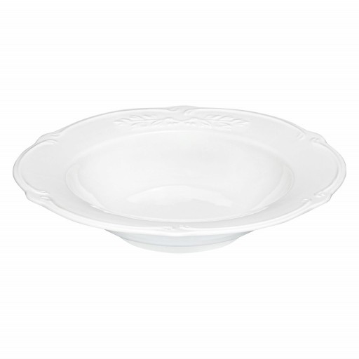 Farfurie adanca Pola, Ambition, 22 cm, portelan, alb